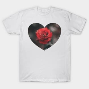 Rose heart T-Shirt